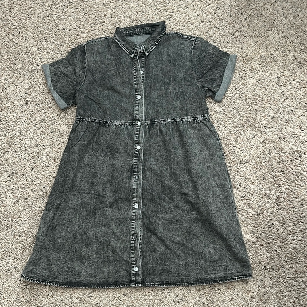 Black Denim Dress